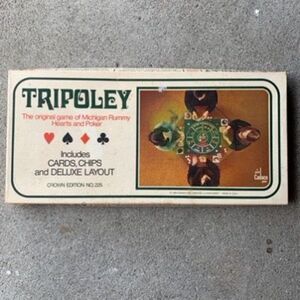 Tripoley Crown Edition No. 225 1968 Board Game
